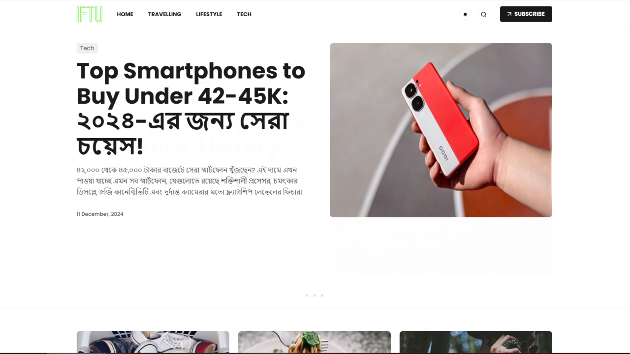 Personal Blogging Web Site - Fully Custom